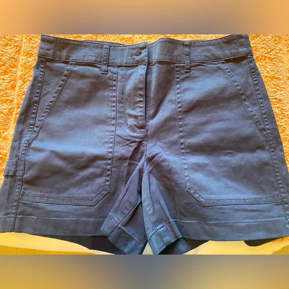 Navy Chino Shorts